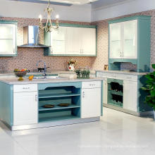 super September hot sale China industrial kitchen equipment PVC Cupboard/cabinet with island